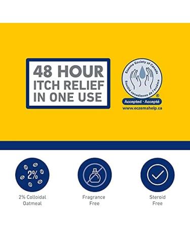 O'Keeffe's Itch Relief Body Cream 48 Hour Itch Relief for Dry and Eczema Prone Skin Fragrance Free Steroid Free Hypoallergenic 8 oz / 227 g Tube (Pack of 1) 105253 White - Buy Online on GoSupps.com
