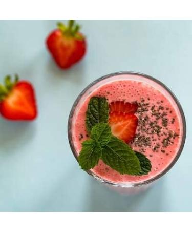 250g Organic Fruit Powder Made From Freeze-Dried Wild Strawberries - Fruity Strawberry Powder No Additives - In Biodegradable Packaging - Buy Online on GoSupps.com