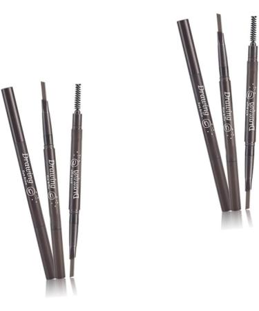 FOMIYES 2pcs 2 1 Eyebrow Pen Eyebrow Pencil Microblading Pen Eyebrow Brush To Rotate Spiral Makeup - Buy Online on GoSupps.com