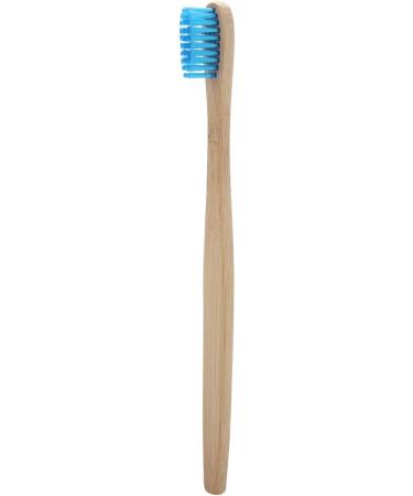 Eco-Friendly Bamboo Toothbrush - Biodegradable Soft Nylon Bristles for Dental Care | Blue Color - Buy Online on GoSupps.com