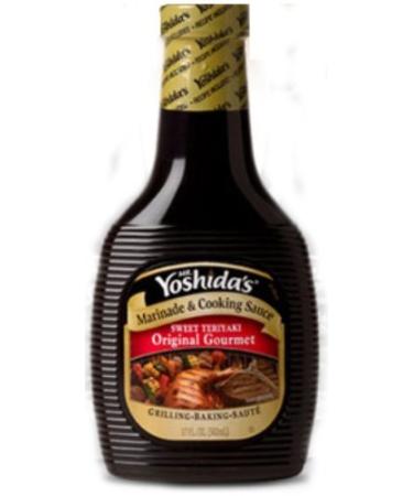 (Pack of 5) Mr. Yoshida's Original Gourmet Sweet Teriyaki Sauce 17 oz ea