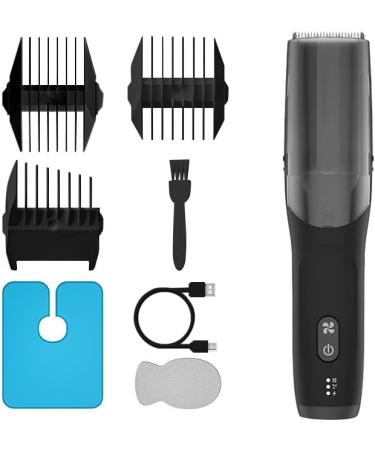 Electric Hair Clipper for Men - Self-Cut Head Shaver with Super Suction & Hair Absorption | International Shipping Available - Buy Online on GoSupps.com