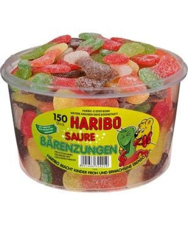 Haribo Bear Tongues 1 x 1350 g 1.35 kg (1 pack)