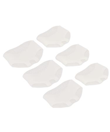 Metatarsal Foot Pads for Women and Men 6 Pairs Soft Silicone Metatarsal Cushions Foot Protecting Pads for Dancing Walking Shopping Forefoot Support