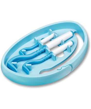 Tick Twister Clipbox - 3 Tick Removers for Dogs Cats Horses & Humans - Original French Design (Blue) - International Shipping Available - Buy Online on GoSupps.com