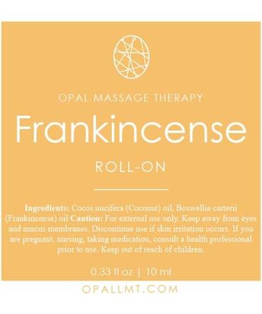 Premium Frankincense Essential Oil Roll-On | 100% Natural & Pure | 10 ML Massage Therapy - Buy Online on GoSupps.com