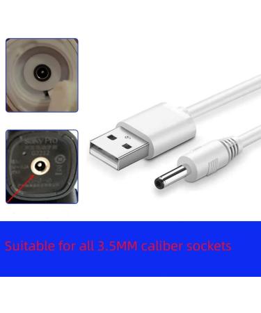KOPBTBOY USB Charger Cable for Fairywill/Bitvae/Seago/7AM2M Electric Toothbrush Replacement DC USB Charging Cable USB Charger for Foreo Series 1M black - Buy Online on GoSupps.com