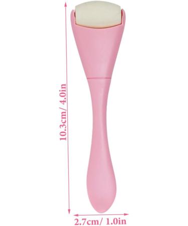 BELLIFFY Oil Removal Roller Oil-absorbing Facial Roller Skin Rolling Volcano Stone Oil Control Facial Volcanic Face Oil Absorbing Stick 10.30X2.70X1.50CM Pink - Buy Online on GoSupps.com