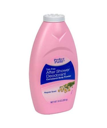 Perfect Purity After Shower Cornstarch Deodorant Body Powder 8oz - Talc-Free Formula | Regular Scent | Pink Bottle - Buy Online on GoSupps.com