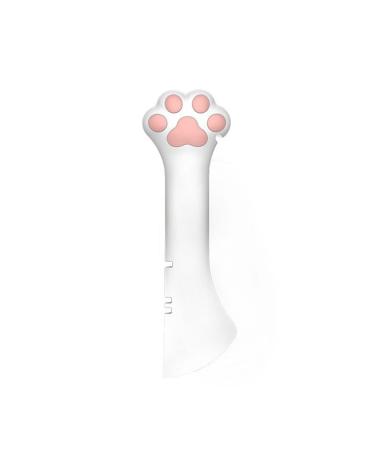 Sluffs Multifunction socket opener for cats made of silicone material cat paw can can opener pet can spoon washable light cat paw can can be opened for easy removal of (white)