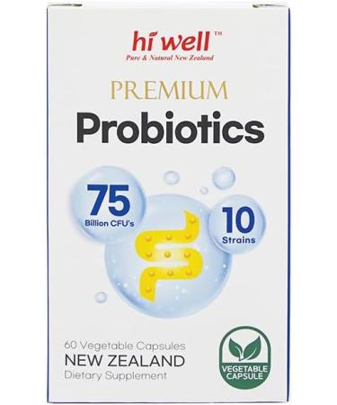 (Pack of 2) Hi Well Premium Probiotics 60Vegetarian Capsules - Buy Online on GoSupps.com