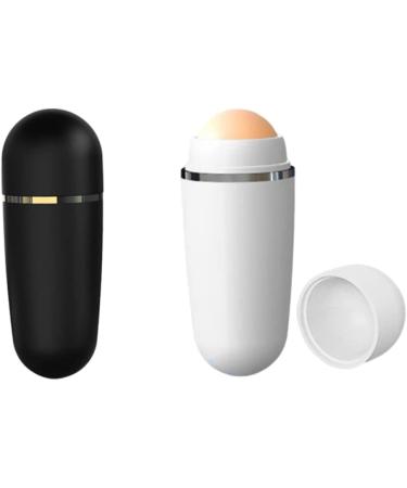 Volcanic Oil Absorbing Roller Face Oil Control Stick Facial Skin Care Tool White Manicure tackle - Buy Online on GoSupps.com