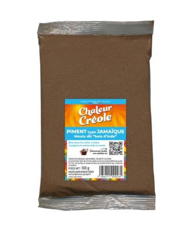 G n rique Jamaican Pepper Powder 100G - Savory Grocery Seasoning - Heat Creole