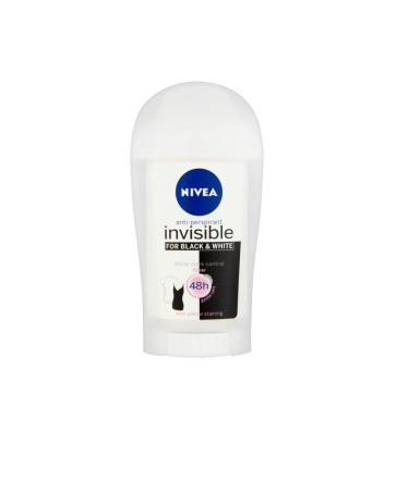 Nivea Invisible For Black & White Anti-Perspirant Clear Stick 48h 40 ml