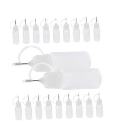 FRCOLOR 20 pcs liquid glue bottle empty bottle DIY squeeze bottle for glue Small glue Water bottle glue application bottle glue applicator bottle small glue bottles