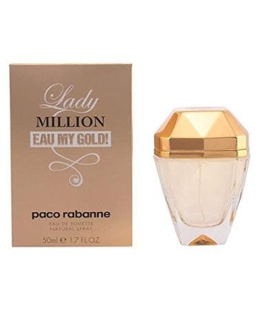Paco Rabanne Lady Million Eau My Gold Eau de Toilette Spray for Women 1.7 Ounce - Buy Online on GoSupps.com