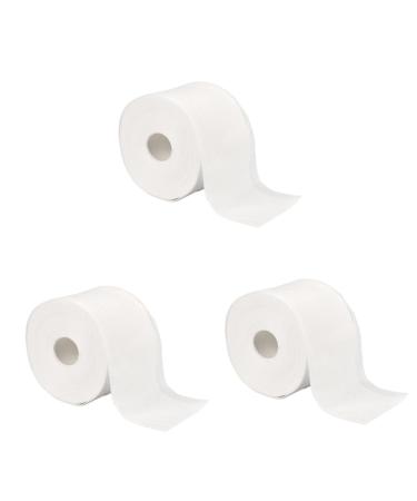 Hemoton 3 Rolls Make up Removing Pad Facial Cleansing Cloths Makeup Accessories Wipe Cleaning Accessories Disposable Tissue Cotton Pads White Washcloths Towel Disposable Pad Thicken