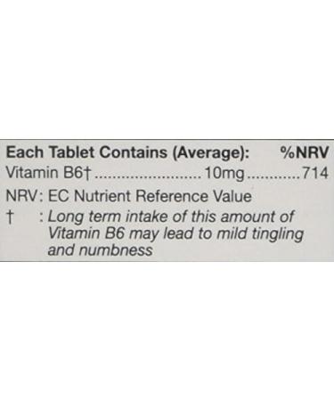 HealthAid Vitamin B6 (Pyridoxine HCl) 10mg - 100 Tablets | Premium Quality Supplement - Buy Online on GoSupps.com