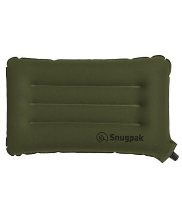 Snugpak Basecamp Ops Air Pillow, Inflatable Compact Travel Pillow, Olive