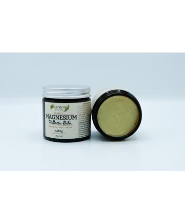 Sap nne Naturals Magnesium Wellness Balm- Vegan | Sleep & Muscle Balm | High-Strength Zechstein Magnesium 625mg | Restless Legs | Argan Oil Hempseed Oil Shea Butter |60g Jar Cream - Buy Online on GoSupps.com
