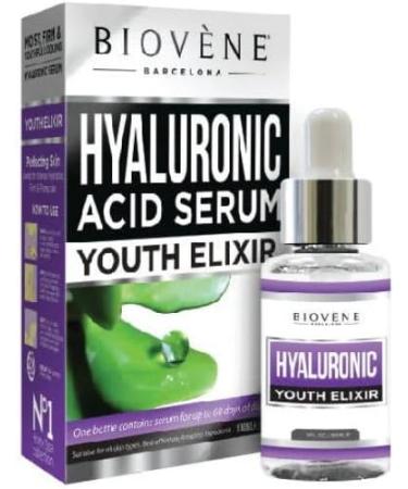 Biov ne Hyaluronic Acid Serum - Highly Effective Anti-Ageing Hyaluronic Serum for Face - Combats Fine Lines Wrinkles and Dullness - Moisturises Brightens and Tightens Skin (30ml) - Buy Online on GoSupps.com