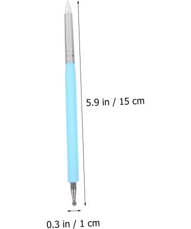 minkissy 1 Set Nail Pen Nail Art Needle Pen Nail Point Drill Pen Dotting Tools Nail Art Wax Pencil for Nails Pro Tools Acrylic Nail Tools Manicure Pen Supplies Silicone Draw a Line Stylus 15x1x1cm Blue - Buy Online on GoSupps.com
