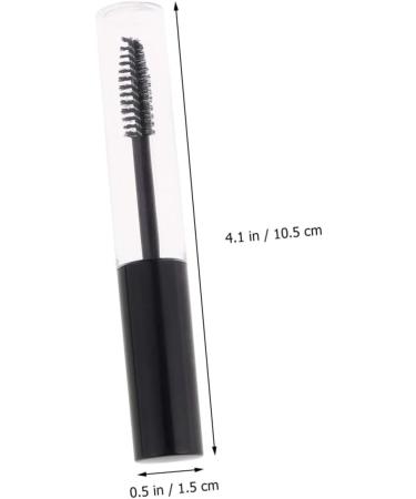 DOITOOL 3pcs Empty Eyelash Tube Black Outfit Refillable Eyelash Tube Bottle Mascara Bottle Straw Travel Vial 1 g (Pack of 1) As Shown - Buy Online on GoSupps.com