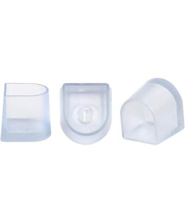 10 Pairs High Heel Protectors - Transparent Wearproof Latin Dance Shoe Caps for Women & Girls - Size S - Buy Online on GoSupps.com