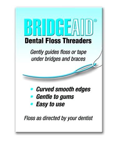 BridgeAid Dental Floss Threaders (1 Pack of 50)