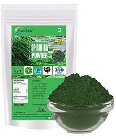 neotea Organic Spirulina Powder | Nutrient-Dense Superfood Supplement | Rich in Protein Vitamins & Antioxidants | Immune Support | Non-GMO Vegan Gluten-Free | No Additives (100 GM(3.52 OZ)) - Buy Online on GoSupps.com