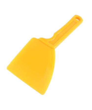 POPETPOP 1pc Plastic Honey Spatula Squeegee Beekeeping Supplies Tools Honey Collection Tool Ultra Thin Suite 20x10.5cm Yellow