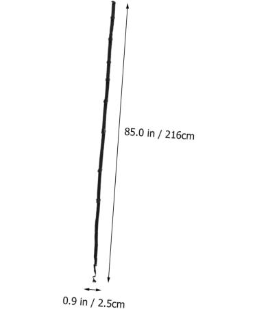 Cabilock 2pcs Coat Rack Multi-Purpose Hook Belt Towel Hooks Baseball Hat Holder for Door Over Door Hanger 216x2.5x0.2cm Black - Buy Online on GoSupps.com