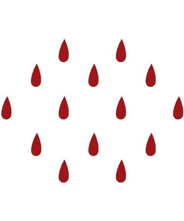 Buy Trendy Red Tear Drop Shaped Bindi for Women & Girls Perfect for Festive Occasions | International Shipping Available - Buy Online on GoSupps.com