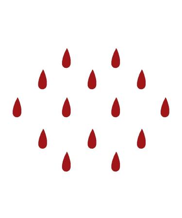 Red Tear Drop Shaped Bindi Fashionable Trendy Bindi for Womens and Girls for Festive ocaasion Small