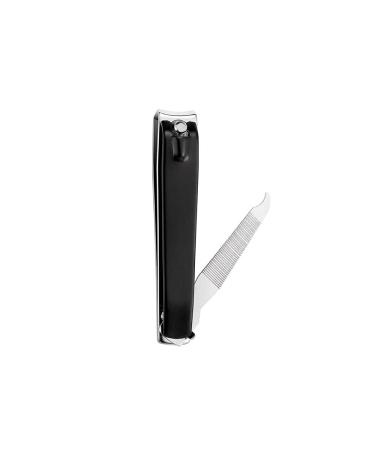 SUICRA Nail Clippers Fingernail Clipper Toenail Stainless Steel Nail Clipper Single Large Nail Clippers Set Nail Decoration Tool Nail Care Tool (Black) (Size : Small)