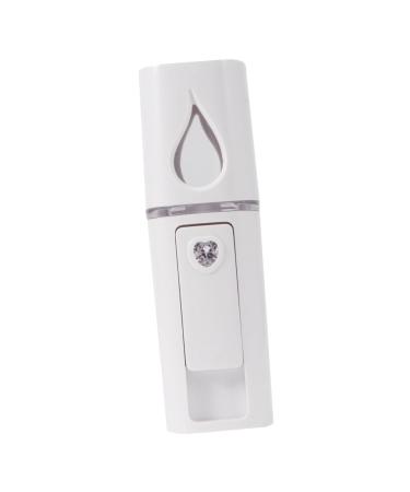 LALADEFIEE 1pc Mini Face Spray Instruments Face Moisturizing Sprayer Nano Facial Mister Hunidifier White