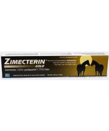 Merial Zimecterin Gold Dewormer Paste for Horses, 7.35gm