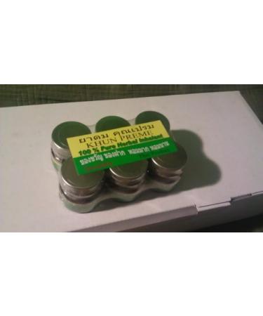 Khun Preme Thai Herbal Inhaler Sealed and Wrapped Lot of 6 (All Natural Herbal Scent)
