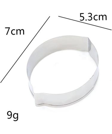IMIKEYA Cake Mold 3 Pcs Baking Mold Stainless Steel Fondant Mold medium Silver - Buy Online on GoSupps.com