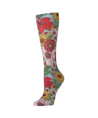 Red Moby Celeste-Stein-CMPS-2244 Womens 8-15 mmHg Compression Sock - Wendys Garden Red