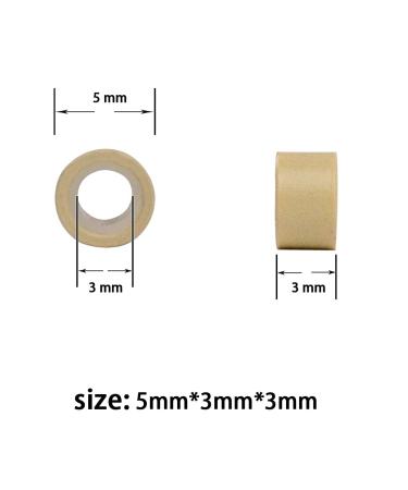 500 Pieces 5mm Blonde Micro Rings Silicone Links for Hair Extensions - Premium Quality Bead Set - Buy Online on GoSupps.com
