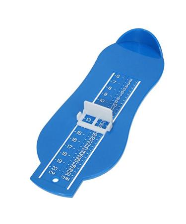 SEIWEI Baby Foot Measuring Device Family Children Buying Shoes Small Foot Measuring Device With Scale 0-8 Years Old Blue