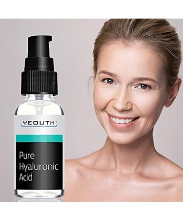 Yeouth Pure Hyaluronic Acid 1 fl oz - Hydrate & Plump Skin - Buy Online on GoSupps.com