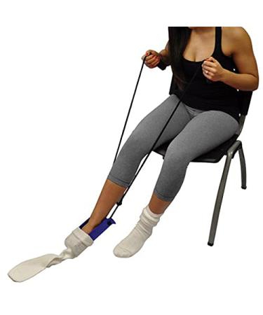 Sock Aid with Foam Handles Easy On and Off Stocking Slider Stocking Assist Daily Living Aid Tool Pull Up Assistance Help