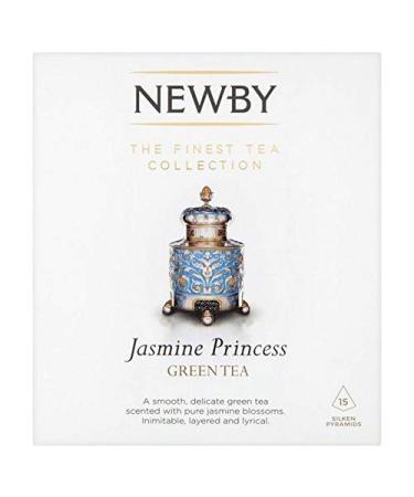 6X Newby Teas Jasmine Princess Silken Pyramids 38g