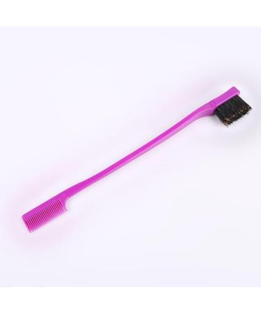 Multifunctional Eyebrow & Hair Edge Brush - Double Head Makeup Tool for Precision Styling - Buy Online on GoSupps.com