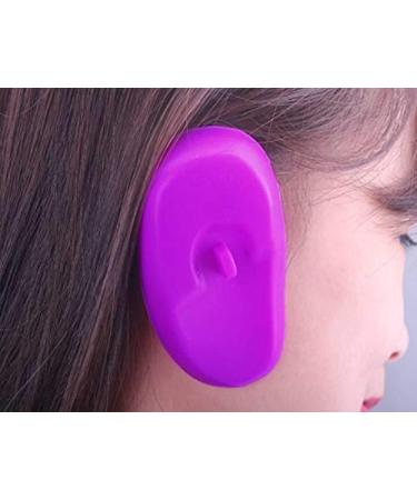 Reusable Silicone Ear Protection for Hairdressers - 3 Pairs Waterproof Hair Dye & Salon Safety (Random Colors) - Buy Online on GoSupps.com