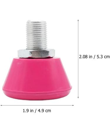 2pcs Rubber Roller Skate Toe Stoppers - Rosy | Replacement Brake Blocks for Roller Skates - Skate Accessories - Buy Online on GoSupps.com