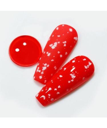 15ML DIY UV Nail Gel Nail Phototherapy Gel Manicure Gel Gel Nail Polish Top Coat Gel Snowflake Colorful Nail Gel - (Color: 4)