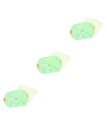 MAGICLULU Cookie Molds 3pcs Baking Tools Baby Silica Gel Flexible Decorate Milk Container 15X12X3cmx3pcs Greenx3pcs